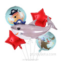 5pcs Party Set Balloons de feliz aniversário